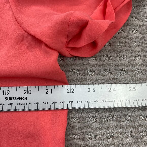 Le Chateau Women's Blouse Size Extra Large XL Orange Cocktail Party Business - Picture 8 of 9